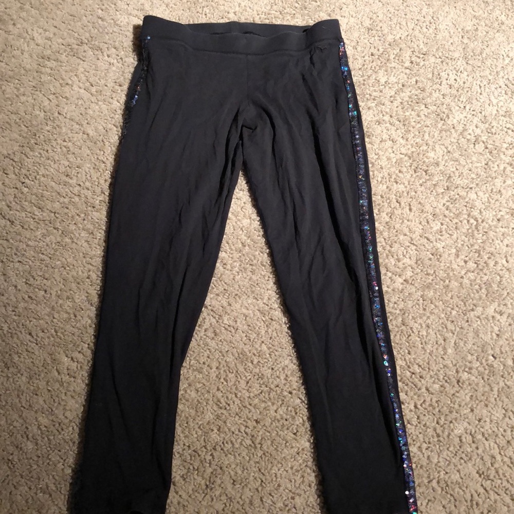 Victoria secret leggings with sequins